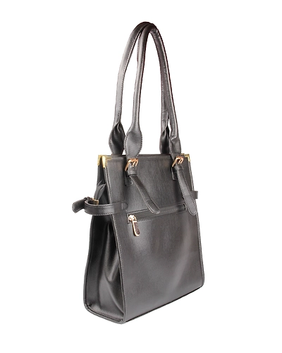 Sarah Rectangle Shoulder Bag-Black-2