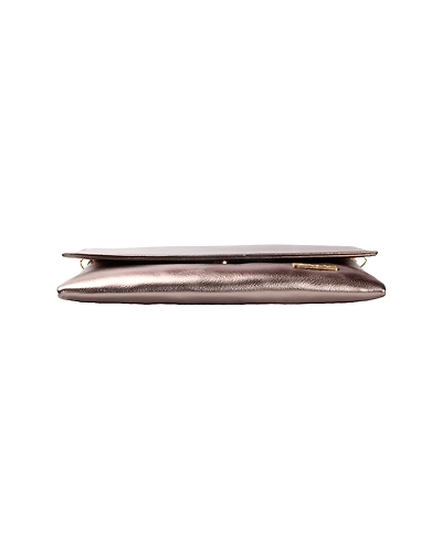 Sarah Clutch cum Sling-Metallic Grey-4