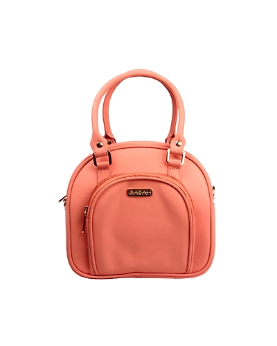 Satchel Bag-Peach-1