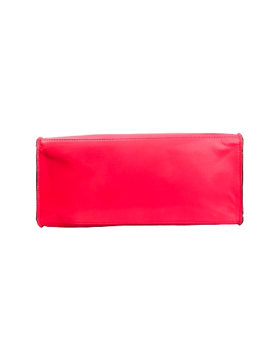 Sarah Bow Square Structured Bag-Red-4