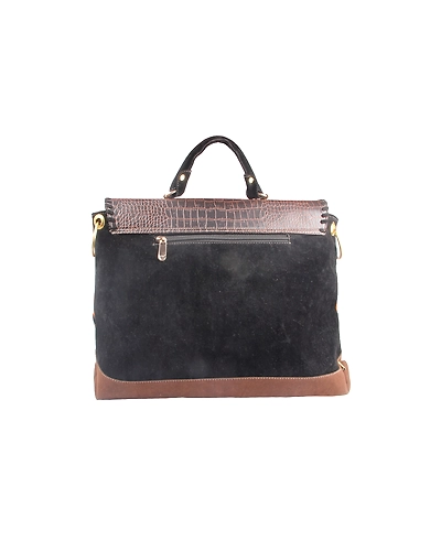 Sarah Hue Bag-Black and Orange-1