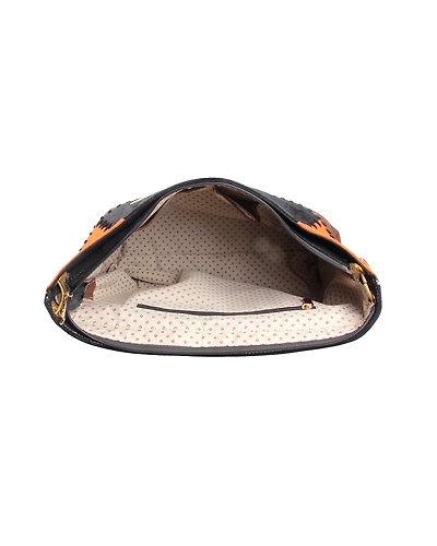 Sarah Hue Bag-Black and Orange-4