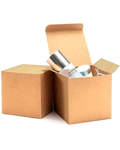 Corrugated Brown Square Box, Cardboard Box Size: 4X4X4 Inch - Pack of 100 Boxes.-4