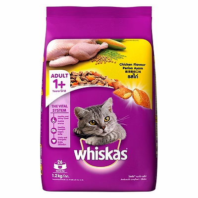 whiskas adult cat food chicken