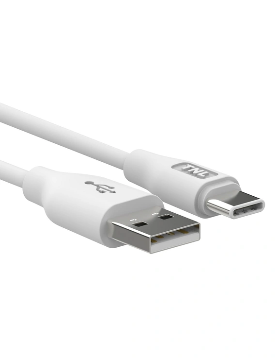 TNL Type C 2A USB Data Cable 1.5 Meters (5 Feet/1.5 Meters, White)-B08FF34NFR