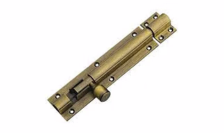 Premium Brass Tower Bolt - 10mm Steel Rod