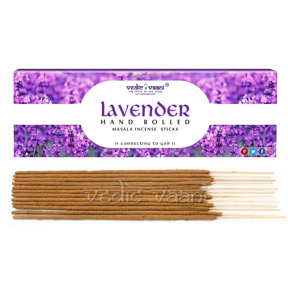 Lavender Handrolled Masala Incense-100 gms-1