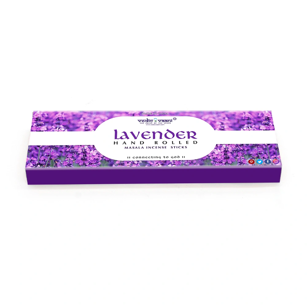 Lavender Handrolled Masala Incense-100 gms-3