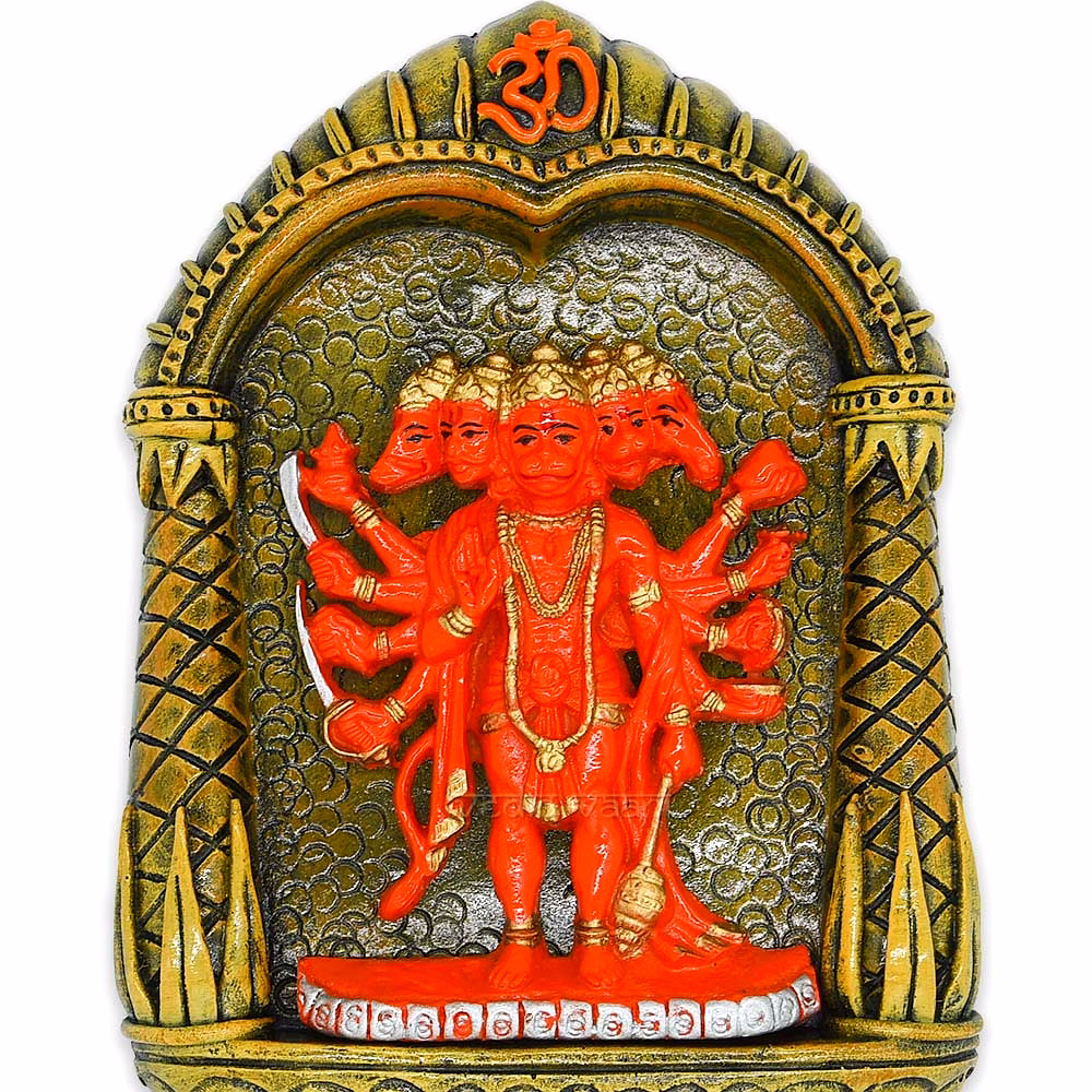 Panchmukhi (5 Face) Hanuman Frame - Wall Hanging image 2