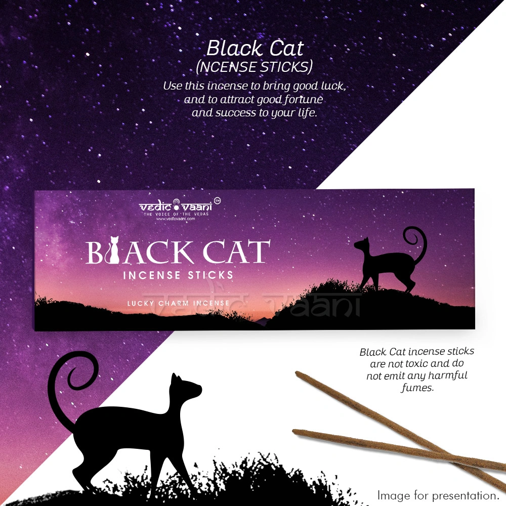 Black Cat Incense / Agarbatti Sticks-100 gms-3