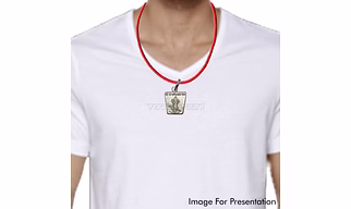 Nine Planets Mantra Shantiyog Locket set in Pure Silver