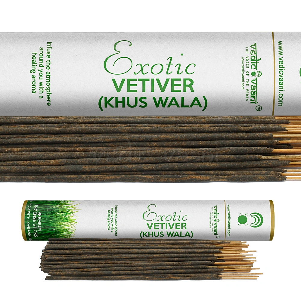 Exotic Vetiver Sacred Khus Wala  Scents Premium Incense-AG302-1