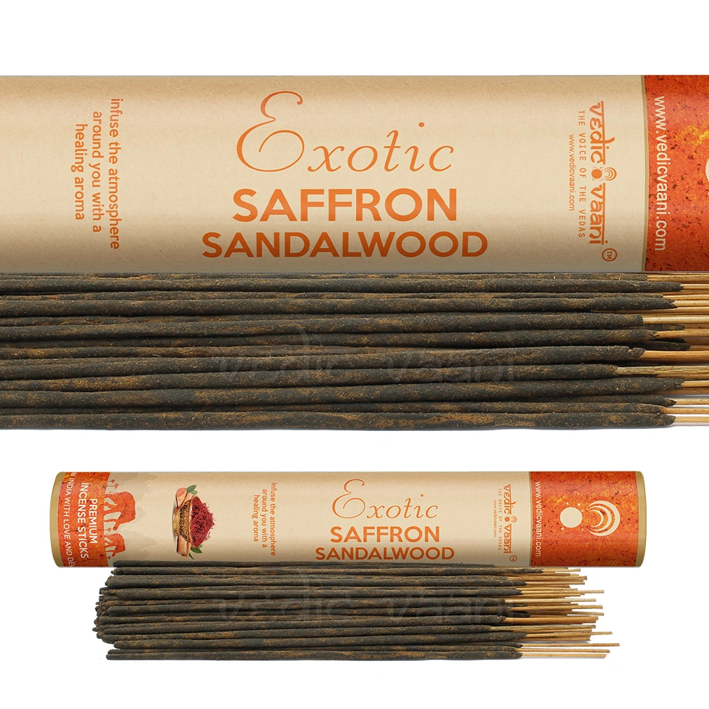 Exotic Saffron Sandal Premium Incense Sticks-AG301-1