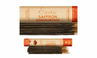 Exotic Saffron Sandal Premium Incense Sticks