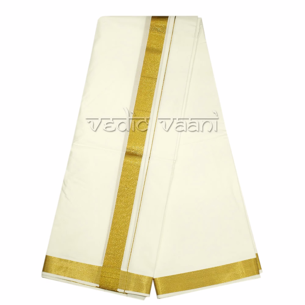 Traditional Dhoti (Vesti) and Shawl for Men image 2