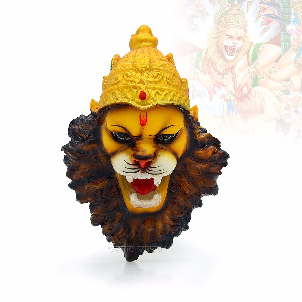 vedic vaani™ wall hanging narasimha face for home decor