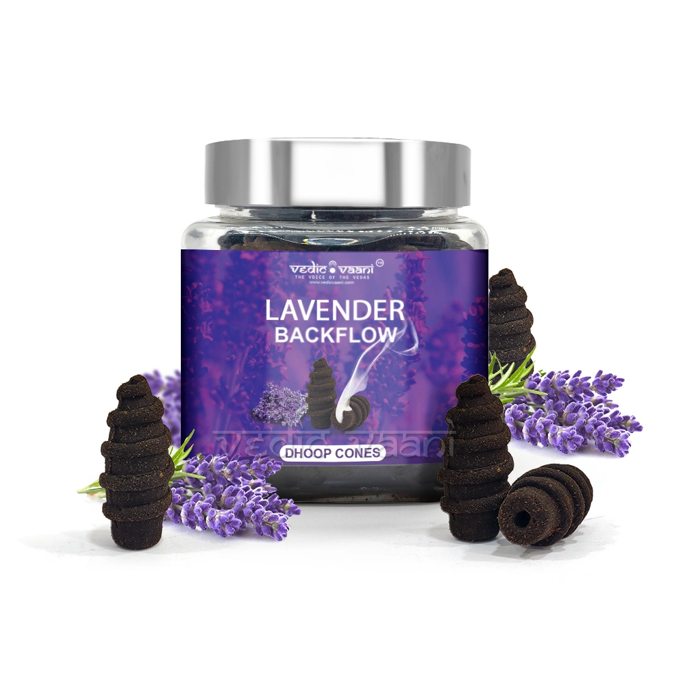 Lavender Backflow Dhoop Cones-AZ1603