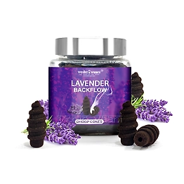 Lavender Backflow Dhoop Cones