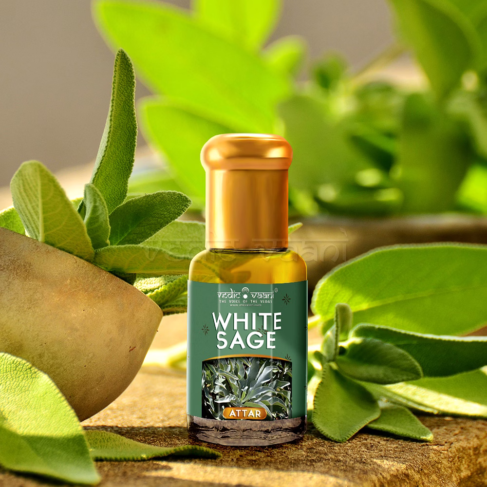 vedic vaani™ white sage attar / itar