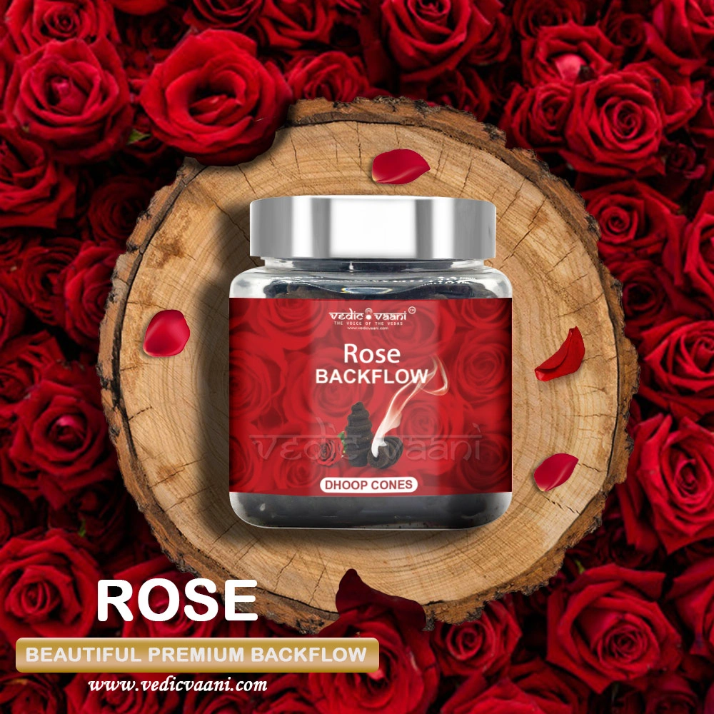 Rose Backflow Dhoop Cones-1