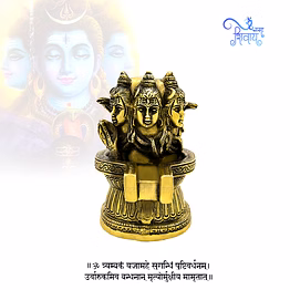 vedic vaani™ trimurti lord shiva shivalingam