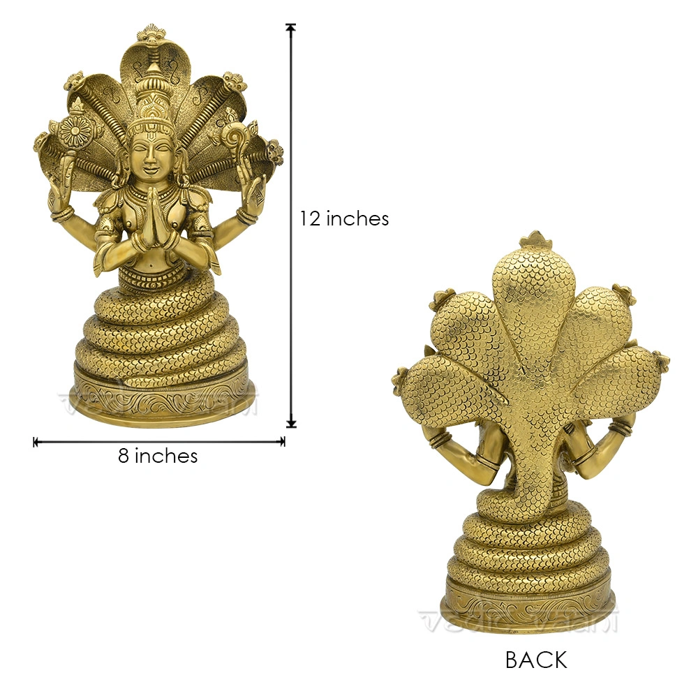 Patanjali Idol / Sculpture in Brass-3