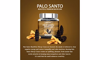 Palo Santo Backflow Dhoop Cones