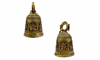 Hanging Designer Bell / Ghanti made in Brass for Temple