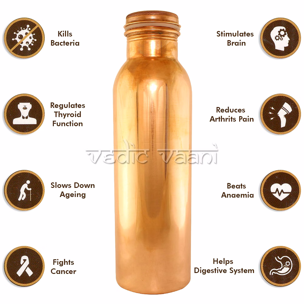 Copper Bottle for Drinking Water image 3