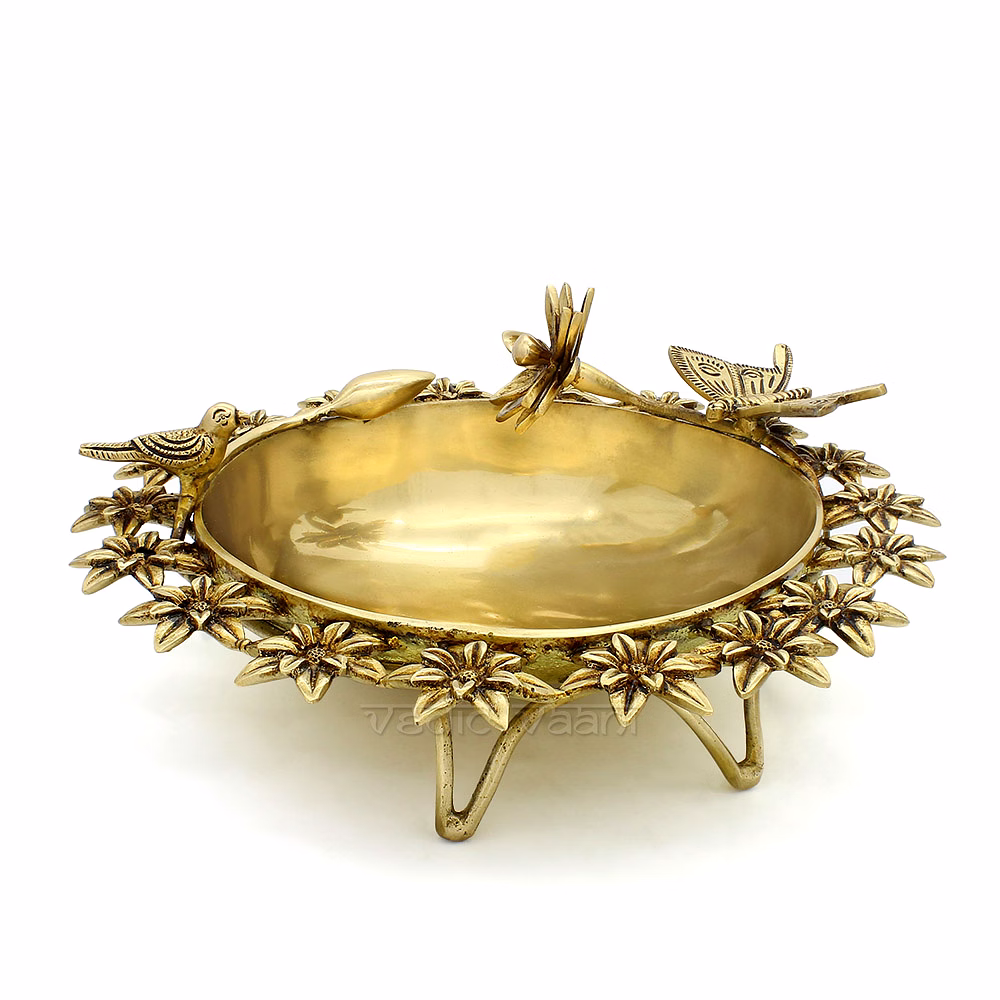 Handcrafted Brass Kerala Urli / Urali image 1