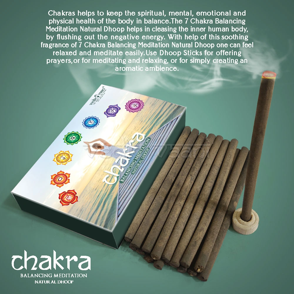 Chakra Balancing Meditation Dhoop Sticks-25 sticks-5