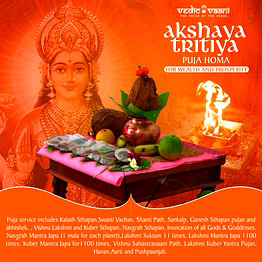vedic vaani™ akshaya tritiya puja homa-for wealth and prosperity