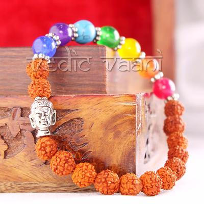 vedic vaani™ buddha 7 chakra bracelet