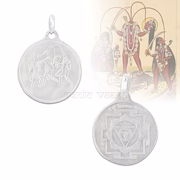vedic vaani™ chinnamasta das mahavidya devi locket yantra in silver