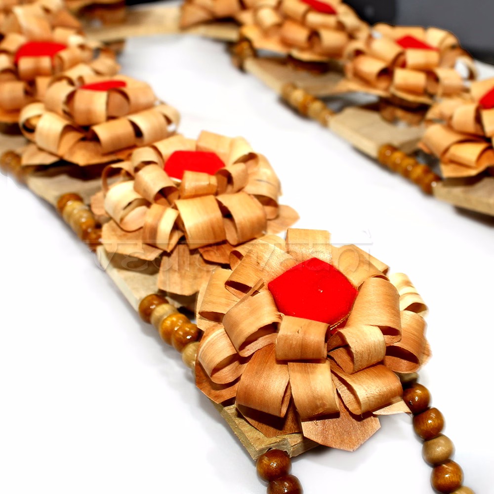 Chandanam Aroma Wooden Garland for Respectness image 4