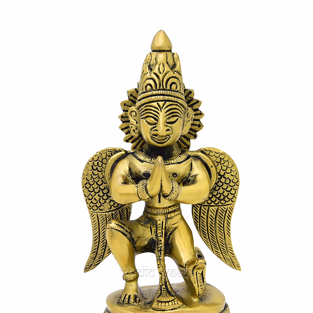 Garuda Dev King of Bird Idol in Brass image 3