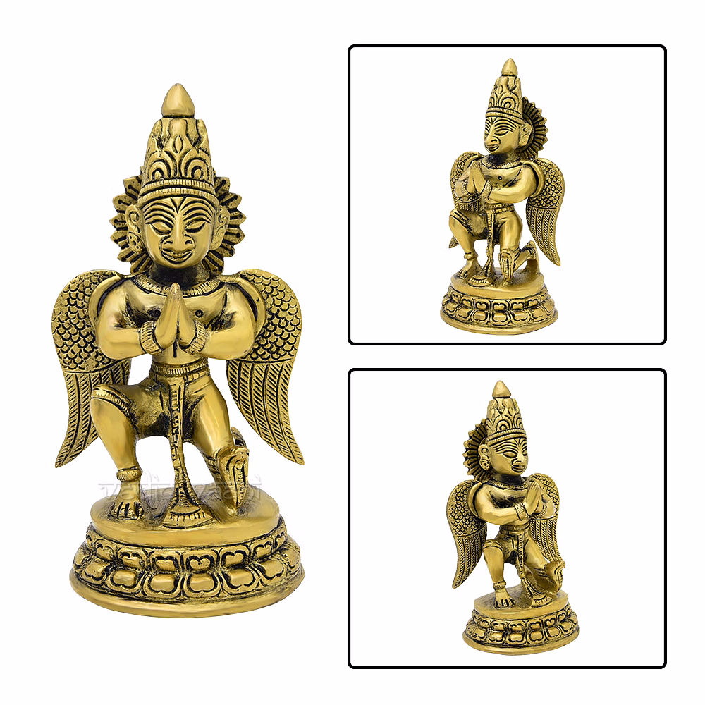 Garuda Dev King of Bird Idol in Brass image 4