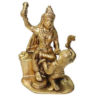 Baglamukhi Statue in Brass