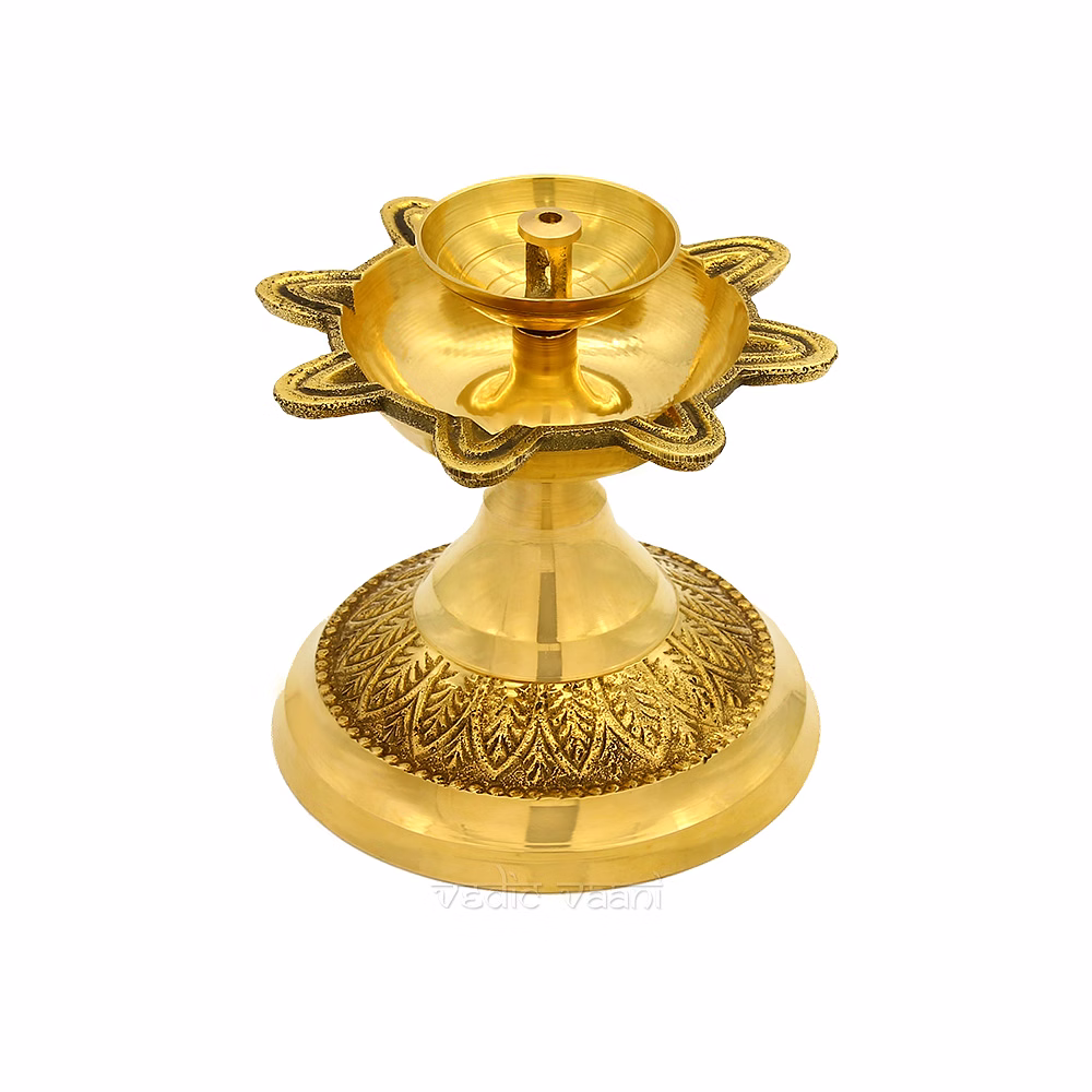 vedic vaani™ navgrah deepam / diya, nine watti diya for pooja
