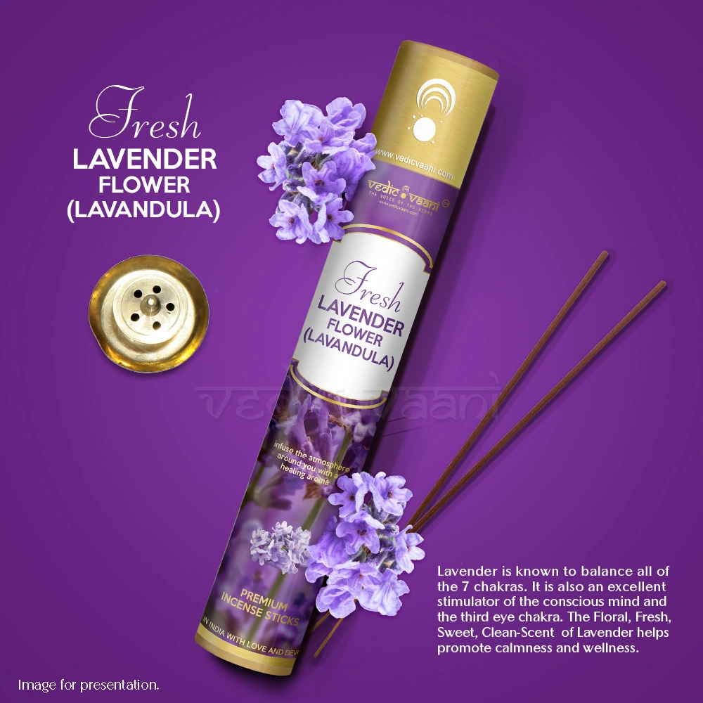 Fresh Lavender-Lavandula Flower Incense-AG286-1