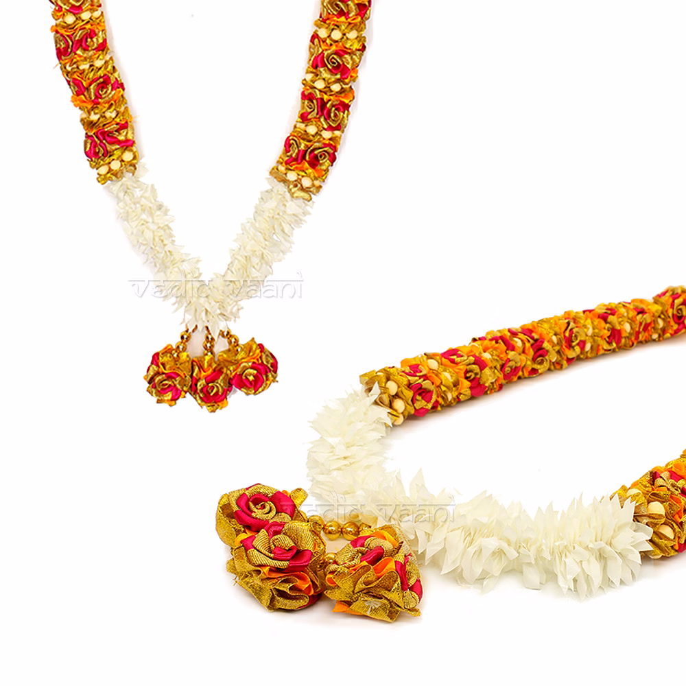 Varmala, Wedding Mala for Bride & Groom - Set of 2 image 3