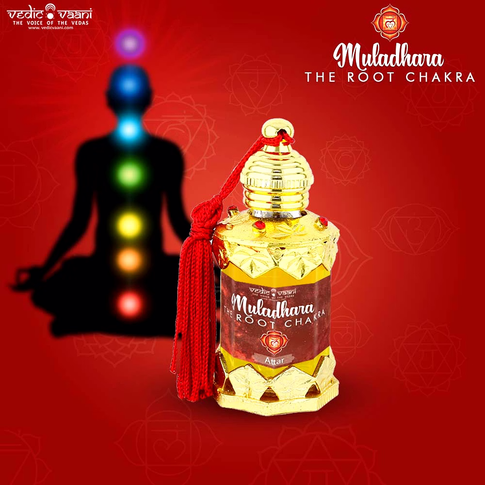 vedic vaani™ muladhara root chakra aroma healing attar