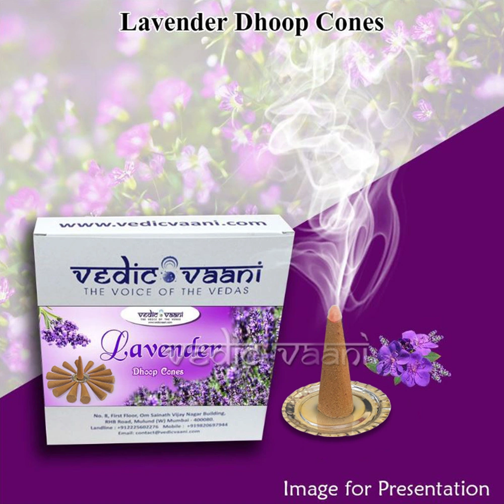 Lavender Dhoop Cones-25 pcs-2