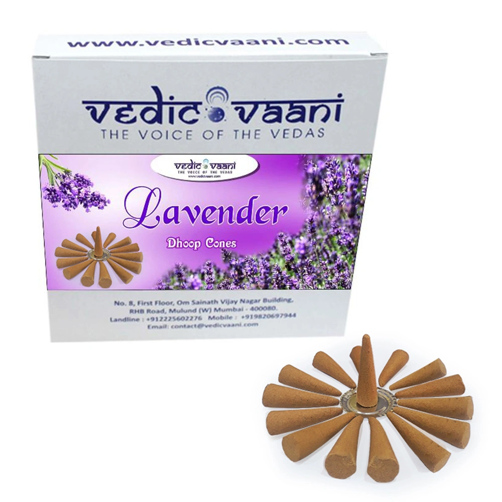 Lavender Dhoop Cones-DP76-1