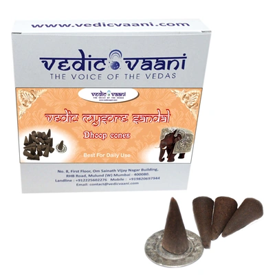 Vedic Mysore Sandal Dhoop cones