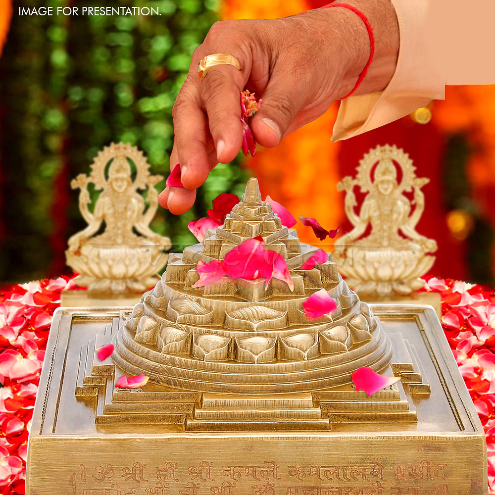 Meru Shree Yantra in Panchdhatu image 5