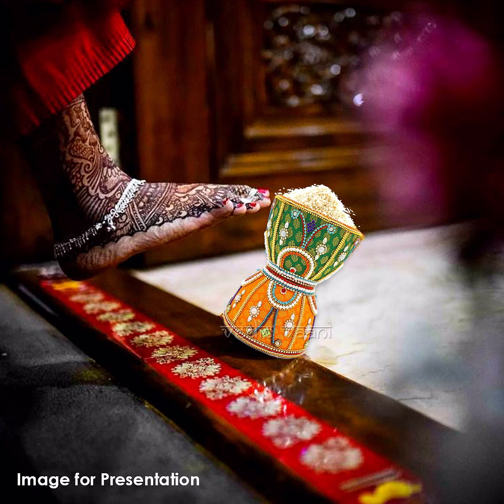 Grihapravesh Mapta for Shagun Wedding Traditonal Ritual image 4