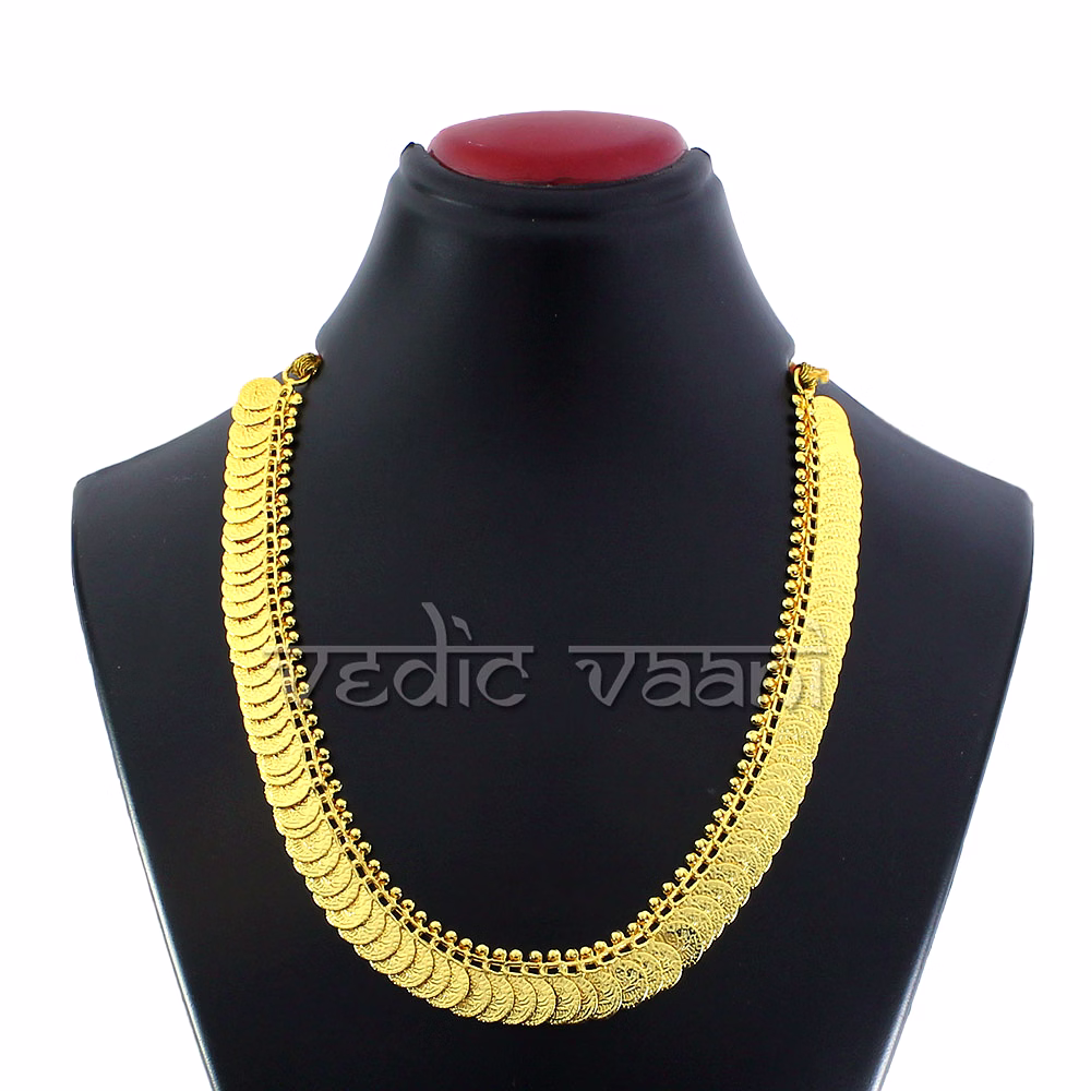 vedic vaani™ laxmi kasu necklace