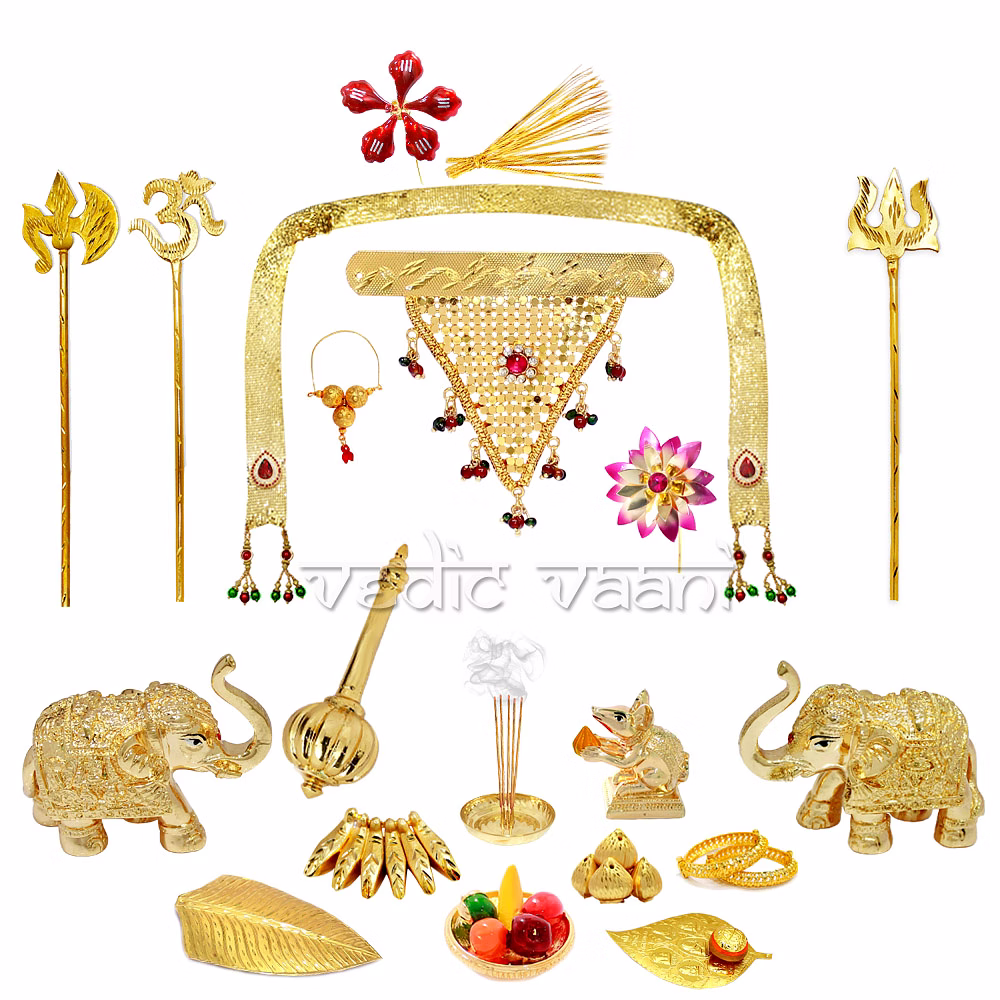 Ganesh Idol Shringar Set - Small image 2