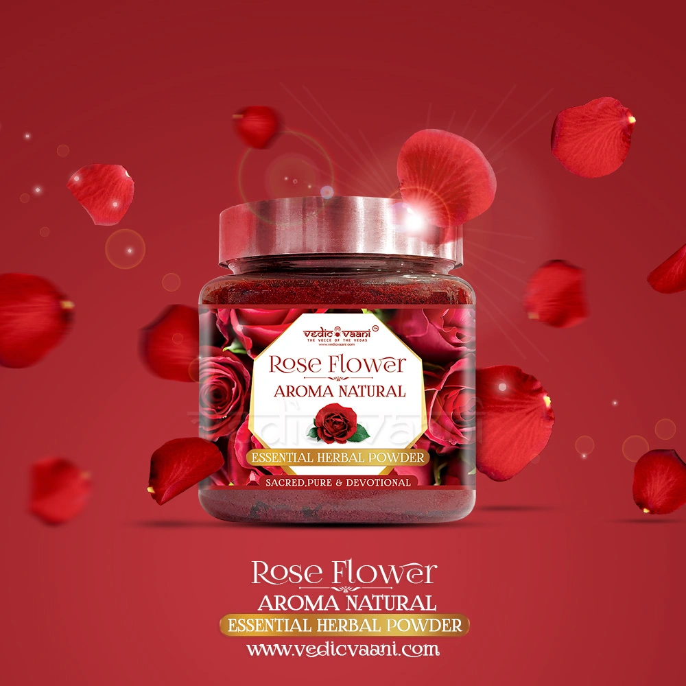 Rose flower Aroma Natural Essential Herbal Powder-100 gms-2